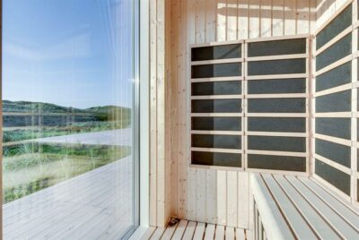 Infrarød sauna med vindue