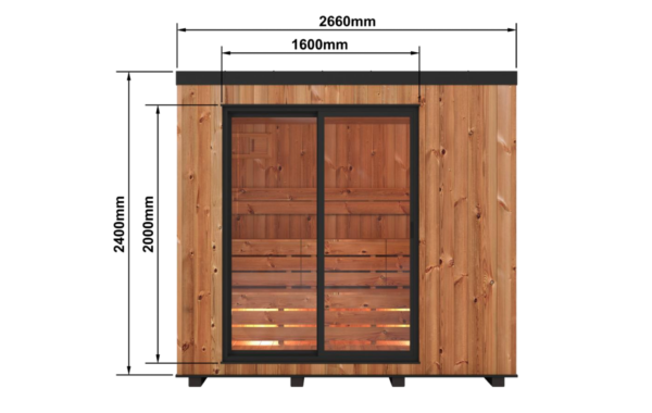 MaXXwell CUBE SAUNA LUX